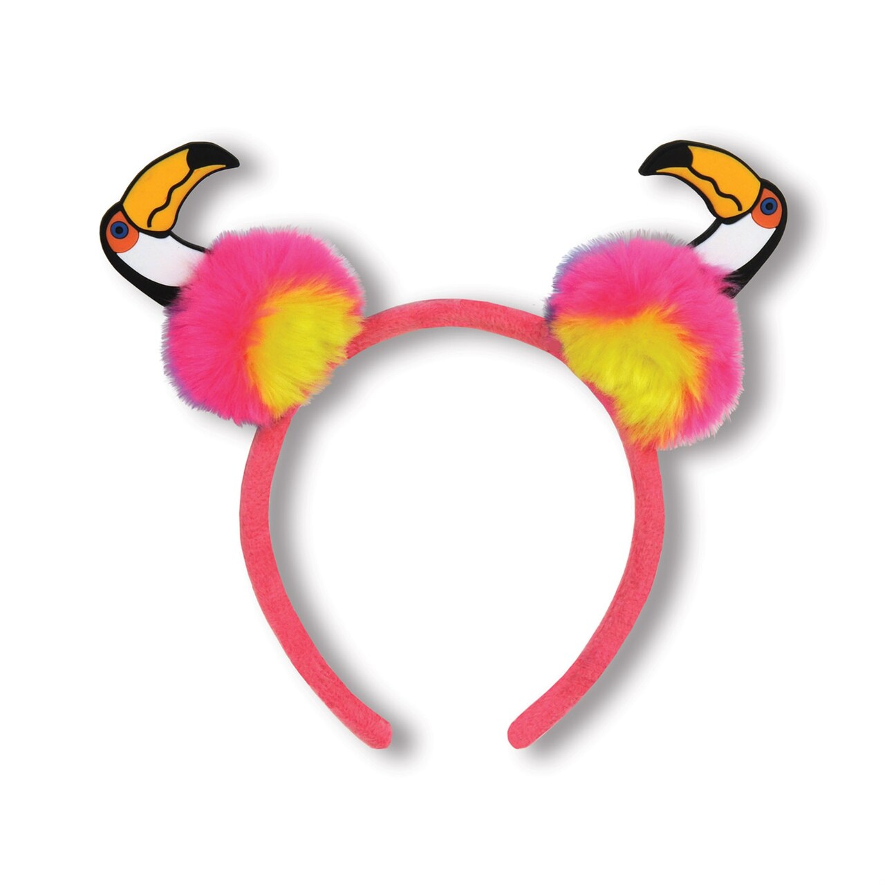 Toucan Pom-Pom Headband, (Pack of 12)